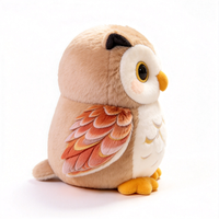 Peluche Hibou Douce en Gros, Jouet en Peluche Personnalisé, Adorable Poupée Oiseau en Peluche pour Enfants, Cadeau Personnalisé, Peluche Hibou Mignonne