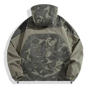 Chaqueta Táctica de Camuflaje para Hombre, Primavera y Otoño, Cortavientos, Cálida, Transpirable, para Montañismo y Pesca, con Capucha - Product Image 5
