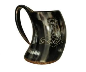 Perfect Design Drinking Horn <b>Mug</b> Handmade Home use Drinking water <b>mug</b> <b>large</b> <b>mugs</b> Creative Vintage Hot selling Indian best price - Product Image 4