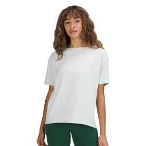 Camisetas para correr de cuello redondo de secado rápido, camisetas deportivas de fitness, camisetas de spandex/algodón para mujer de alta calidad - Product Image 2