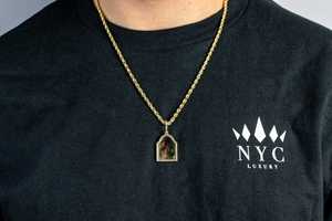 Colgantes de diamantes con letras heladas de rapero de Hip Hop VVS hechos a medida con material dorado de 10KT/14KT/18KT-Regalo - Product Image 5