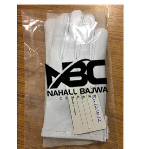 OEM Nouvelle Arrivée Blanc En Cuir Pur Mode Conduite Habillage Gants Peau De Mouton. - Product Image 3