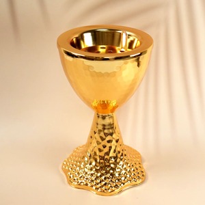 Décoration de maison arabe Chandelier Festival Moyen-Orient Fer doré Sculpture Ramadan Brûleur d'encens - Product Image 2