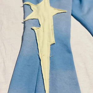 Conjunto de Sudadera con Capucha y Pantalones de Forro Polar para Hombre, Estilo Vintage, Personalizado, con Parches Bordados, para Invierno, Estilo Urbano, con Cremallera y Corte Acampanado, Tendencia Sun - Product Image 6