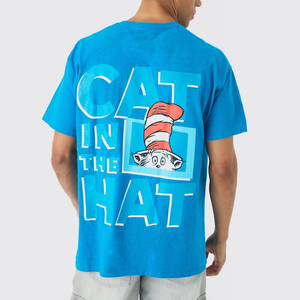 T-shirt pour homme de haute qualité 2026, 100% coton, coupe ample, impression de logo personnalisée, séchage rapide, chemise 100% coton - Product Image 3