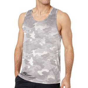 Camiseta sin mangas Lisa ajustada con logotipo personalizado barato de fábrica, camiseta sin mangas de algodón 100% para entrenamiento para hombre, recortada - Product Image 1