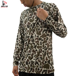 OEM Upf UV 2024 Chemise de pêche pour homme en polyester respirant à manches longues à séchage rapide Vêtements de pêche grande taille - Product Image 3