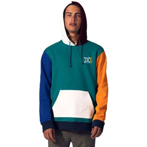 Vente en gros Nouvel arrivage de sweats à capuche en tissu de laine de couleur unie pour hommes à la mode à col montant personnalisé pour la saison hivernale - Product Image 1