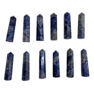 Haute Qualité Poli Bleu Sodalite Cristal Tours Points De Pierres Précieuses Naturelles Énergie Guérison Amour Style Mascotte Décorative 3-4 - Product Image 3