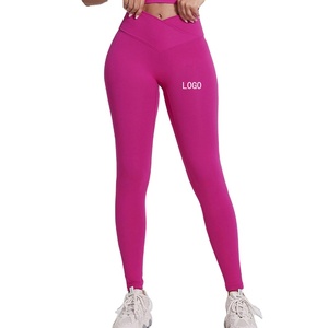 Mallas de Yoga de cintura alta, pantalones de Fitness sin costuras con Control de barriga para mujer, levantamiento de glúteos, entrenamiento, gimnasio, ropa deportiva - Product Image 2