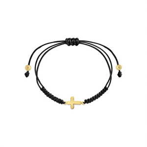 สร้อยข้อมือทองคำ 9K รูปทรงกางเขน ผลิตในสเปน-มีจำหน่ายในรุ่น 10K 14K 18K - Product Image 3