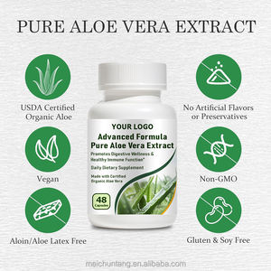 Cápsulas de Aloe Vera Naturais para Limpeza do Cólon, Suplemento Dietético Certificado para Saúde Digestiva e Suporte ao Peso em Adultos - Product Image 6