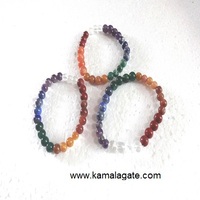 Pulseras Elásticas Hechas a Mano con Cuentas de Turmalina Negra de 4mm para Sanación, Terapia, Día de San Valentín, Yoga y Meditación - Gujarat
