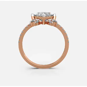 แหวนเพชร Starlight Diamond Ring - แหวนเพชรทรงคลาสสิคสำหรับผู้หญิง - Product Image 3