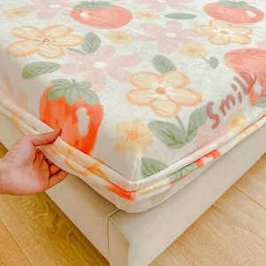 Cotton microfiber PC <b>Printed</b> <b>Fitted</b> <b>Sheet</b> Mattress set Cover Four Corners With Elastic Band Bed <b>Sheet</b> two pillowcases set - Product Image 3