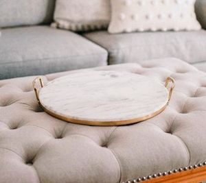 Bloques de cortar con borde dorado de mármol, diseño creativo, tapa de latón decorativa de lujo personalizada, bloques de cortar con borde, diseño creativo - Product Image 3