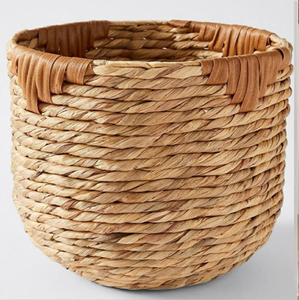Better Homes & <b>Gardens</b> Hyacinth Oval Storage <b>Basket</b> Set for Magazines Elegant Home Organization Solution - Product Image 4