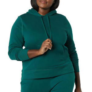 Top vente OEM Service sweats à capuche pour femmes prix de gros sweats à capuche pour femme tricoté 100% coton fait sweats à capuche pour femmes - Product Image 3