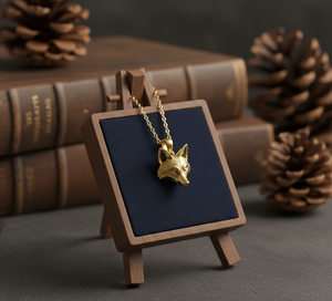 Collier chaîne à maillons en argent 925 rhodié, style minimaliste islamique, à porter au quotidien, avec pendentif animal chat plaqué or, tendance mode, cadeau - Product Image 5