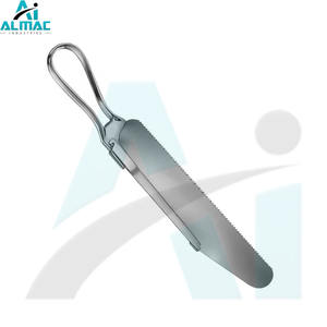 Sierra de hueso Charriere con certificación CE de ALMAC, instrumento quirúrgico de corte de huesos, logotipo personalizado OEM de acero inoxidable para profesionales médicos - Product Image 1