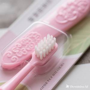 กล่องใส่แปรงสีฟันสำหรับเดินทางในโรงแรมสีพาสเทลหรูหรากล่อง200สีชมพู - Product Image 4