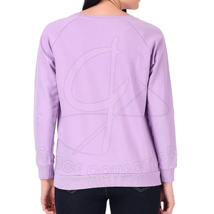 Sudadera con estampado de tendencia Active Wear Pullover con sudaderas en blanco de Pekín personalizadas para damas - Product Image 3