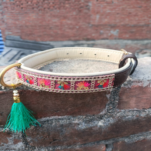 Collar de perro acolchado suave ajustable de lujo recién llegado hebillas de aleación de cuero impermeables cintas impresión personalizada para perro personalizado - Product Image 3