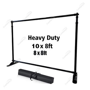 10 Paneles de Fondo Telescópicos de 8x8 pies para Conferencias, con Logotipo Personalizado, Soporte para Pancartas, Alfombra Roja, Marco de Aluminio para Fiestas - Product Image 4