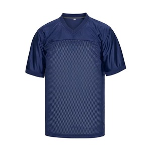 Camiseta Deportiva de Fútbol Americano Personalizada al por Mayor, Cuello en V, Ligera, Uniforme Deportivo para Equipos - Product Image 1