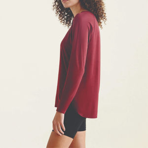 Women's Lightweight and Breathable <b>T</b>-<b>Shirt</b> Solid Loose Fit Halfsleeve Fashionable Summer Design in All Colors for Winter - Product Image 2