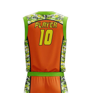 Nueva llegada ropa de entrenamiento sublimada para uniforme de baloncesto último diseño personalizado bordado uniforme de baloncesto - Product Image 5