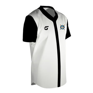 เสื้อเบสบอลแบบกำหนดเองสำหรับวิทยาลัยและสโมสร ผ้าทนทาน ดีไซน์แขนสั้น - Product Image 2