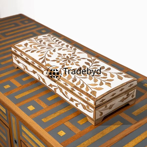 Luxury bone inlay and mop inlay <b>box</b> for jewelry storage handcrafted premium organizer with elegant decor appeal Tradebyd - Product Image 6
