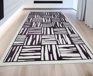 Alfombras modernas de algodón de lujo con mechones a mano, proveedor de fábrica, alfombras de pelo de bucle bordado para decoración de sala de estar de gama alta - Product Image 5