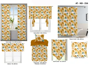 100% algodão e algodão orgânico Oekotex certificada roupa de cama coordenada conjunto bordado impresso macio acabado avental linho