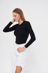 COL ROND MANCHES LONGUES CORPS SOUS-VÊTEMENTS FEMME SOUS-VÊTEMENTS CORPS - Product Image 4