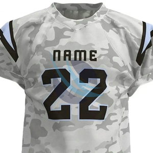 Nouvelle arrivée uniforme américain personnalisé uniformes de sport Logo personnalisé meilleur matériel Slim Fit maillot de football américain - Product Image 4