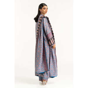 IUSTKSD-976 ชุดสูทผ้าไหมพิมพ์ลาย 3 ชิ้นสำหรับผู้หญิง - Product Image 5