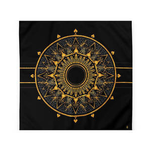 Housse de couette en lin Aurelius Nocturne, literie de luxe brodée et imprimée pour la maison et les hôtels - Disponible en tailles simple, queen, king, double, twin - Product Image 2