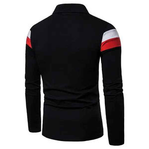 Chemises polo à manches longues pour hommes, style décontracté, col montant, à carreaux, nouvelle mode, en vente, chemise polo à manches longues pour hommes sur mesure - Product Image 4