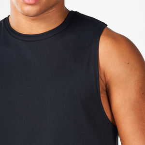 Logo personnalisé du fabricant OEM Muscle Fit 100% coton à séchage rapide sans manches entraînement débardeur hommes solide XL à capuche athlétique Gym utilisation - Product Image 2
