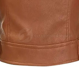 Chaqueta de piel de oveja transpirable para mujer, chaqueta de moda de alta calidad, venta al por mayor pura, diseño único teñido liso, Color personalizado - Product Image 5