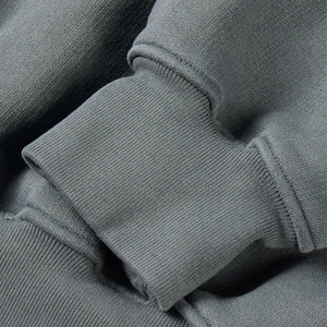 Sweat-shirts unisexes en coton French Terry sans capuche, logo personnalisé, sweat-shirts amples et discrets - Product Image 4