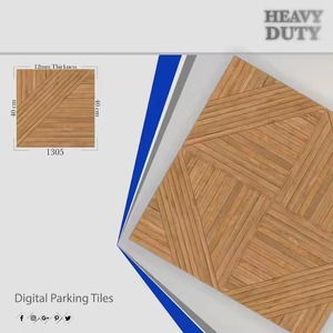 Precio al por mayor directo de fábrica, baldosas de pavimentadora de estacionamiento de automóviles digitales de porcelana resistente para exteriores, pisos esmaltados de 40x40cm 400x400mm - Product Image 4