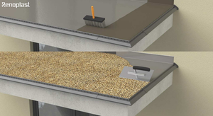 Renoplast ®   Perfil de aluminio para aleros K20, acabados para terrazas y balcones, suelos de resina, sistemas de drenaje - Product Image 3