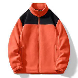 Veste unique de travailleur de haute qualité personnalisée à manches longues écologique hiver Micro polaire 100% coton sweat-shirt chaud Design - Product Image 2