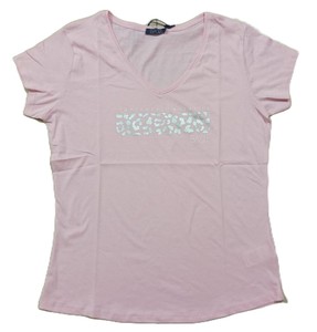 Camiseta de algodón para mujer, moda de verano para ropa informal, cuello redondo transpirable y que absorbe el sudor - Product Image 3