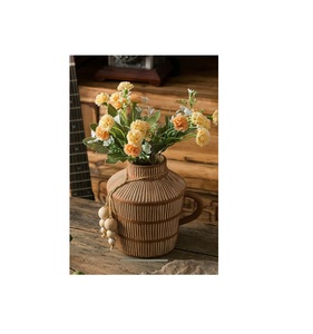 Best Selling Metal Bamboo Handmade <b>Rattan</b> Large Plant Pots <b>Planters</b> Indoor Outdoor Garden <b>Tall</b> <b>Planter</b> Pots <b>Rattan</b> Basket - Product Image 1