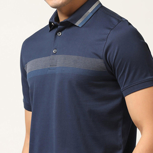 Camiseta de Golf de Alta Calidad para Hombre, Personalizada, Antiarrugas, con Bolsillo, Diseño Único, Manga Corta, Color Sólido, Lisa, de Algodón para Verano - Product Image 4