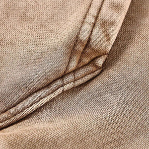 Sweat à capuche pour homme en coton lourd 100% rétro délavé à l'acide personnalisé 300GSM - Product Image 4